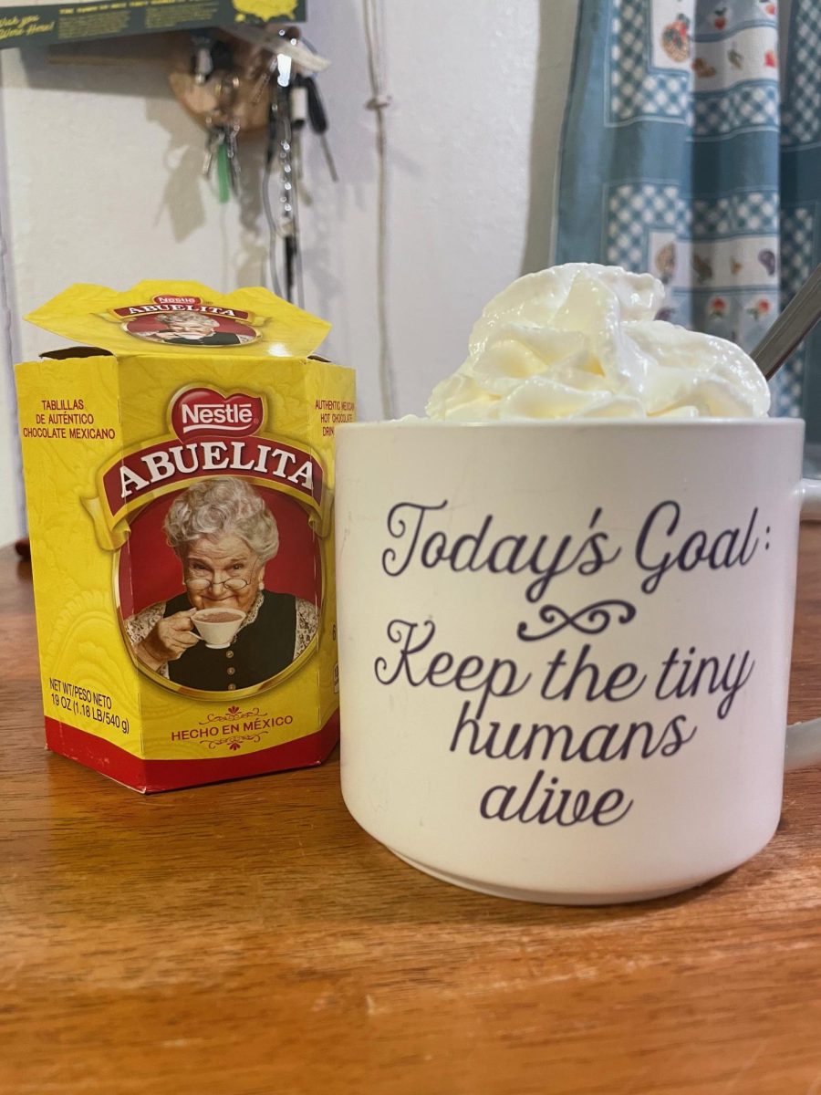 A cup of Abuelita Hot Chocolate