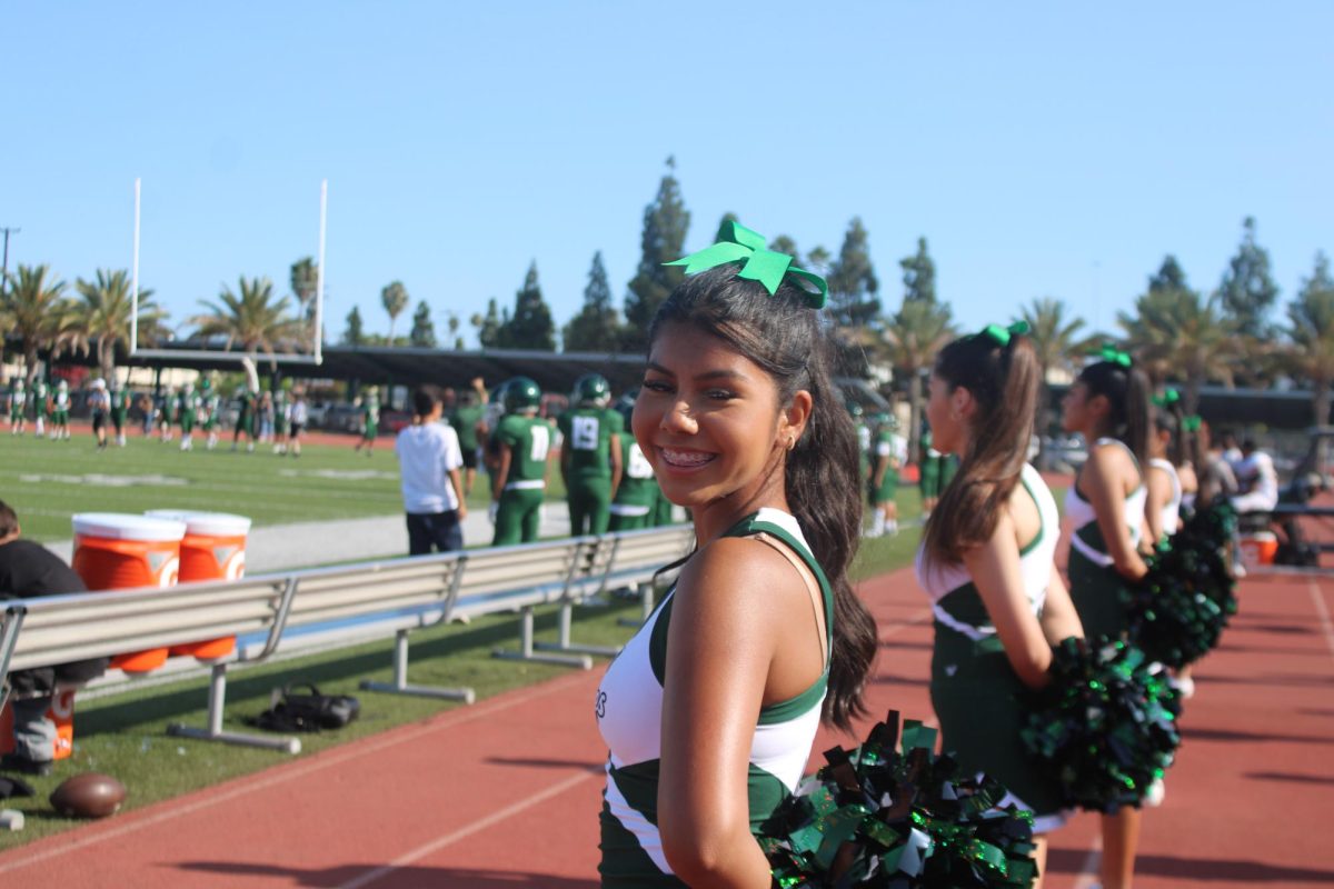 BPHS Cheer ready and energetic to support our JV Football team!