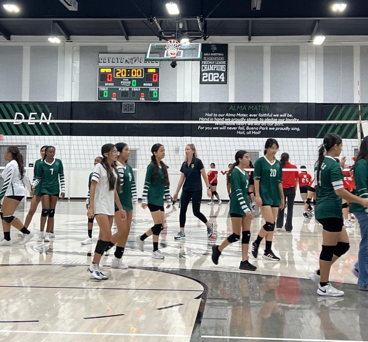 Frosh Girls Volleyball Game Vs. Santa Ana