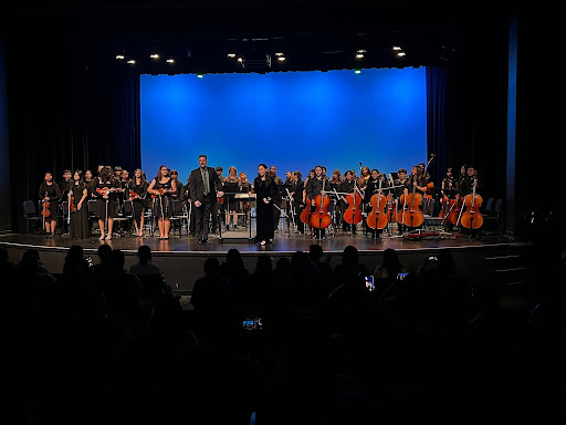 On March 10th, a crowd of over 100 people watch as the BP Orchestra performs after months of preparation in the PAC.

